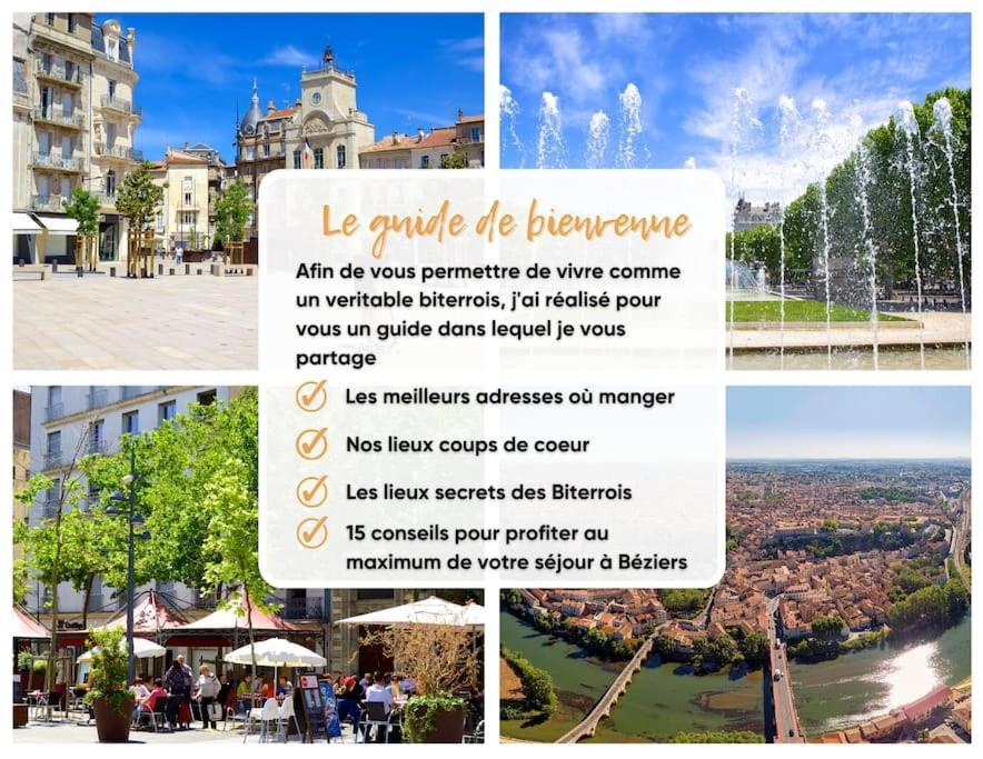 Studio Bien Equipe A 2 Pas De La Gare Beziers Ngoại thất bức ảnh